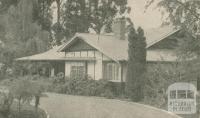 Bray Lodge Guest House, Olinda, 1947-48