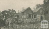 Fearne Lodge, Mount Macedon, 1947-48