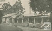 Osterley Park Guest House, Mount Macedon, 1947-48