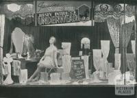 Lingerie window, Coles, Brunswick, 1933