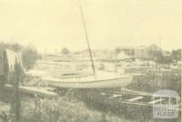 Allnutt Boat Builders, William Street, Mordialloc, 1938