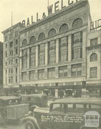 Ball & Welch department store, North Melbourne, 1938