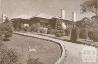 The Righi House, Eaglemont, 1937