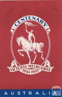 Centenary Victoria: Melbourne 1934