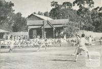 Tennis Club, Victoria Park, Echuca, 1950