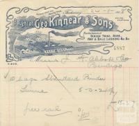 Geo Kinnear & Sons, Footscray, 1908