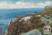 Panorama from Echo Point, looking across the Buckland Valley, c1960