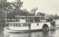 The Paddle Steamer Canberra, Echuca, 1968