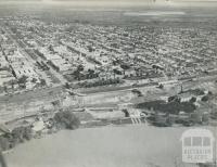 Aerial view of Mildura, 1964