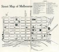 Street Map of Melbourne, 1924