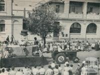 A Float in Wheat, Oats and Wool Festival Procession, Horsham, 1960