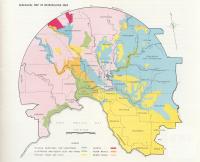 Geological Map of Melbourne Metropolitan area, 1956