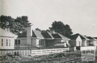 Homes in an unsewered area, Melbourne, 1957