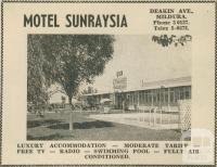 Motel Sunraysia, Mildura, 1969