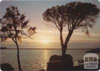 Sunrise over Captains Point as seen from the foreshore park, Mallacoota