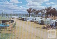 Denison County Caravan park, Spring Drive, Mulwala, on the banks of Lake Mulwala, Yarrawonga