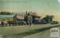 Wheat carting, Warracknabeal, c1906