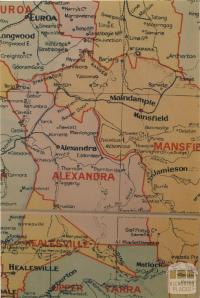 Alexandra shire map, 1924