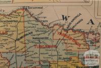 Tungamah shire map, 1924