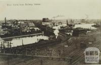 River Yarra from railway station, Melbourne