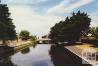 Elwood Canal, looking west from Addison Street, 2000
