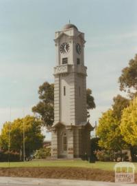 Clock tower, Ringwood, 2002
