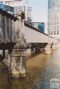 Sandridge rail bridge north west side, 2004