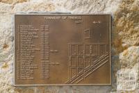 Tresco township plaque, 2007