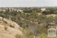 View over Maribyrnong River from Melbourne