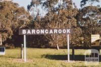 Barongarook railway sign, 2009
