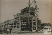 Hazelwood power house in construction, 1961