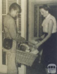 Bread delivery, Horsham, 1955