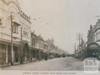 Hopkins Street looking west from Leeds Street, Footscray, 1924