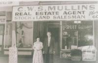 C.W.S. Mullins, Real estate agent, Dunolly