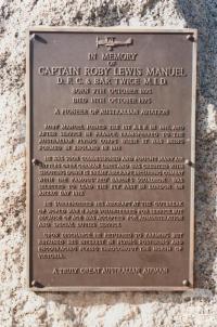 Plaque at War Memorial, Kerang, 2010