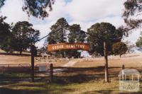 Cemetery, Gobur, 2011