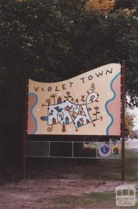 Sign, Violet Town, 2012