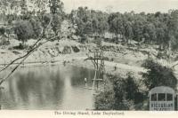 The diving stand, Lake Daylesford