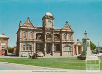 The Eaglehawk Town Hall and Cenotaph