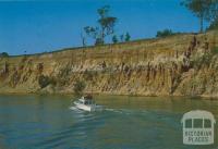 The red cliffs of Eagle Point Bluff on the Mitchell River