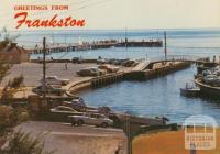 Kananook Creek as it enters Port Phillip Bay, Frankston