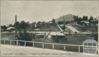 Mount Riddell - from Station, Healesville