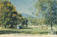 Queens Park, looking towards Mt Riddell, Healesville