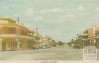 Wilson Street, Horsham, 1951