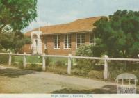 High School, Kerang, 1965