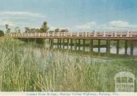 Loddon River Bridge, Murray Valley Highway, Kerang, 1965