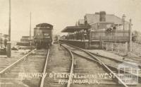 Railway Station looking west, Korumburra