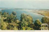 View towards Lakes Entrance from Kalimna, 1955