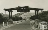 Memorial Archway, Great Ocean Road, Mt Defiance near Lorne