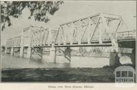 Bridge over River Murray, Mildura, 1948